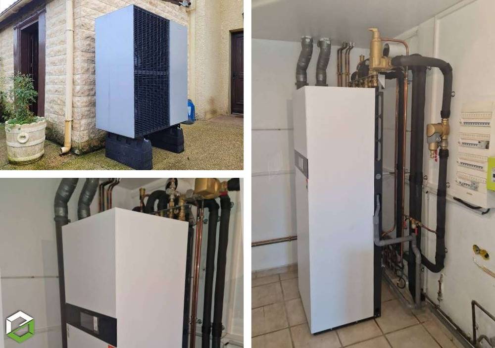 Installation d'une pompe à chaleur VIESSMANN - Entreprise RGE QualiPAC