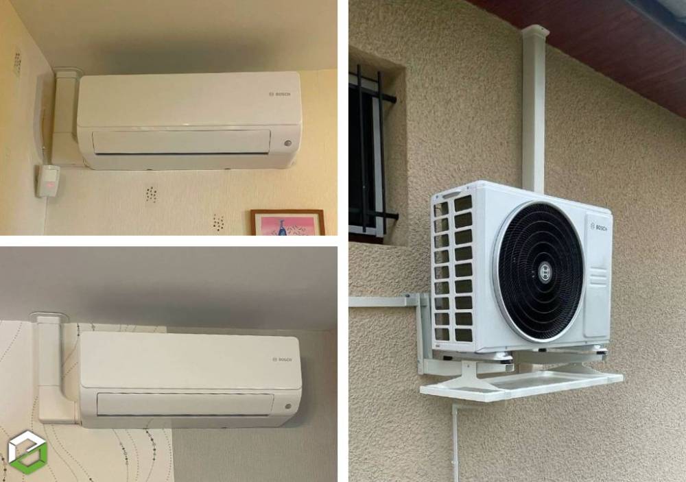 Installation d'une climatisation réversible Bi Split Bosch TIGNIEU JAMEYZIEU