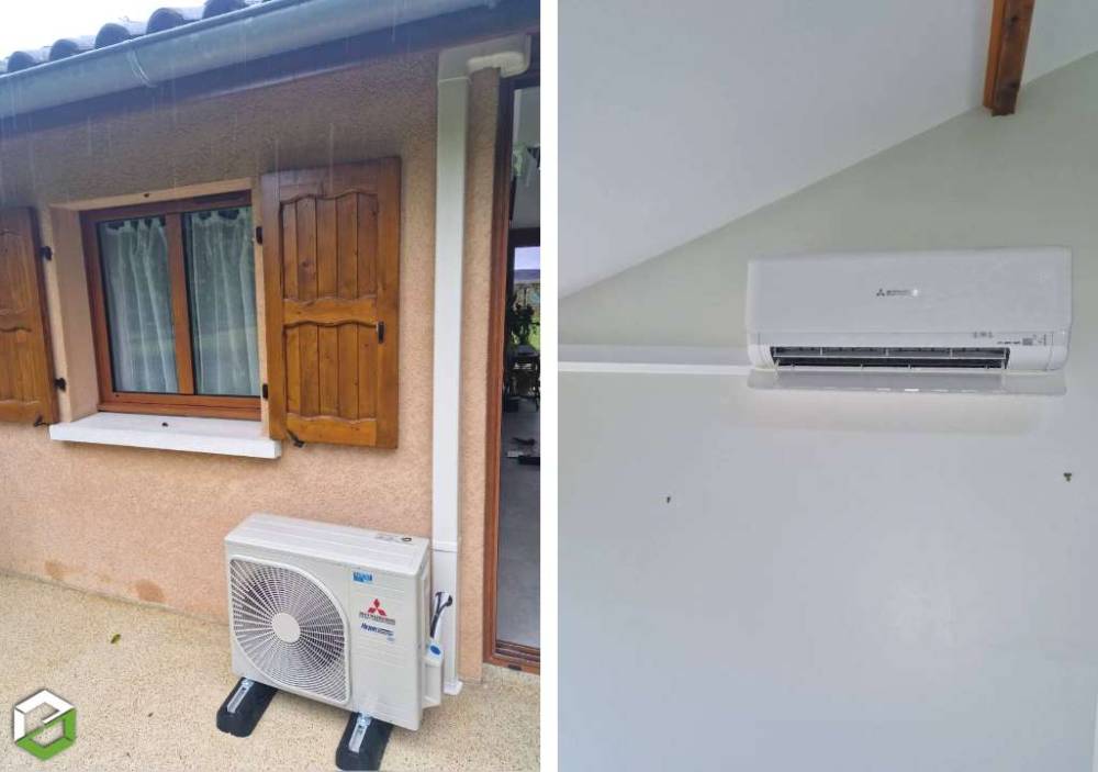 Installation de climatisation MITSUBISHI HEAVY INDUSTRIES (MHI) CREMIEU