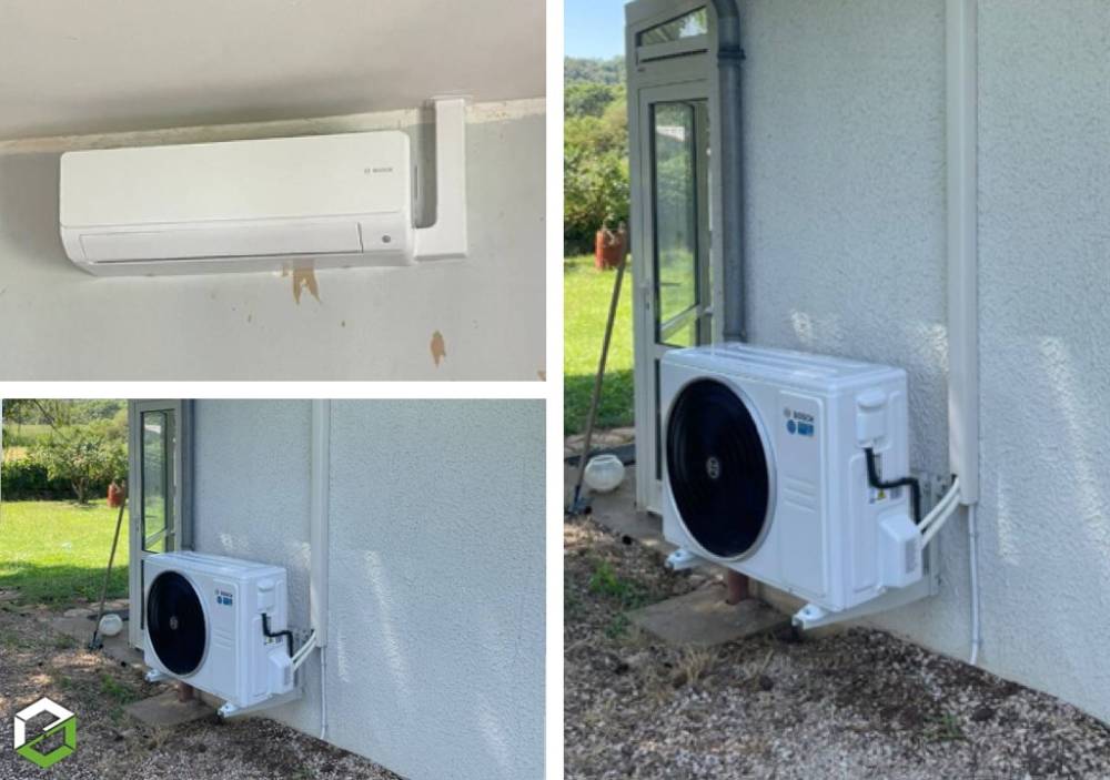 Installation de Climatisation monosplit BOSCH dans une maison à Optovoz
